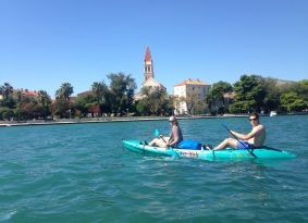 Sea kayaking around Trogir with Kastela Excursions