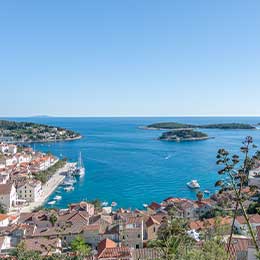 Island Hvar a private boat excursions from Kastela
