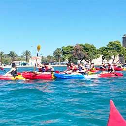 Sea kayaking around Trogir